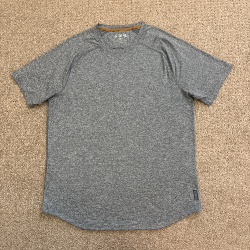 Rhone T-Shirt Mens Sz Medium Blue Lightweight Performance Short Sleeve Comfort